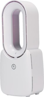Rechargeable Bladeless Desk Fan - WHITE Rechargeable Bladeless Desk Fan - WHITE