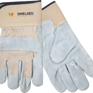 Split Leather Glove w/Safety Cuffs 1 Split Leather Glove w/Safety Cuffs 1