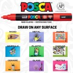POSCA 4 Piece Metallic Marker Set with Bag 15 POSCA 4 Piece Metallic Marker Set with Bag 15
