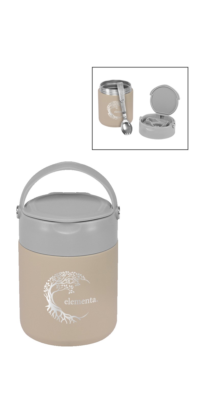 20oz Urban Peak Vacuum Food Jar with Spork 1 20oz Urban Peak Vacuum Food Jar with Spork 1