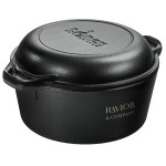 Lodge 5 Qt Cast Iron Double Dutch Oven 1 Lodge 5 Qt Cast Iron Double Dutch Oven 1