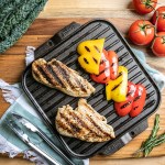 Lodge 10.5" Cast Iron Reversible Grill / Griddle 5 Lodge 10.5" Cast Iron Reversible Grill / Griddle 5