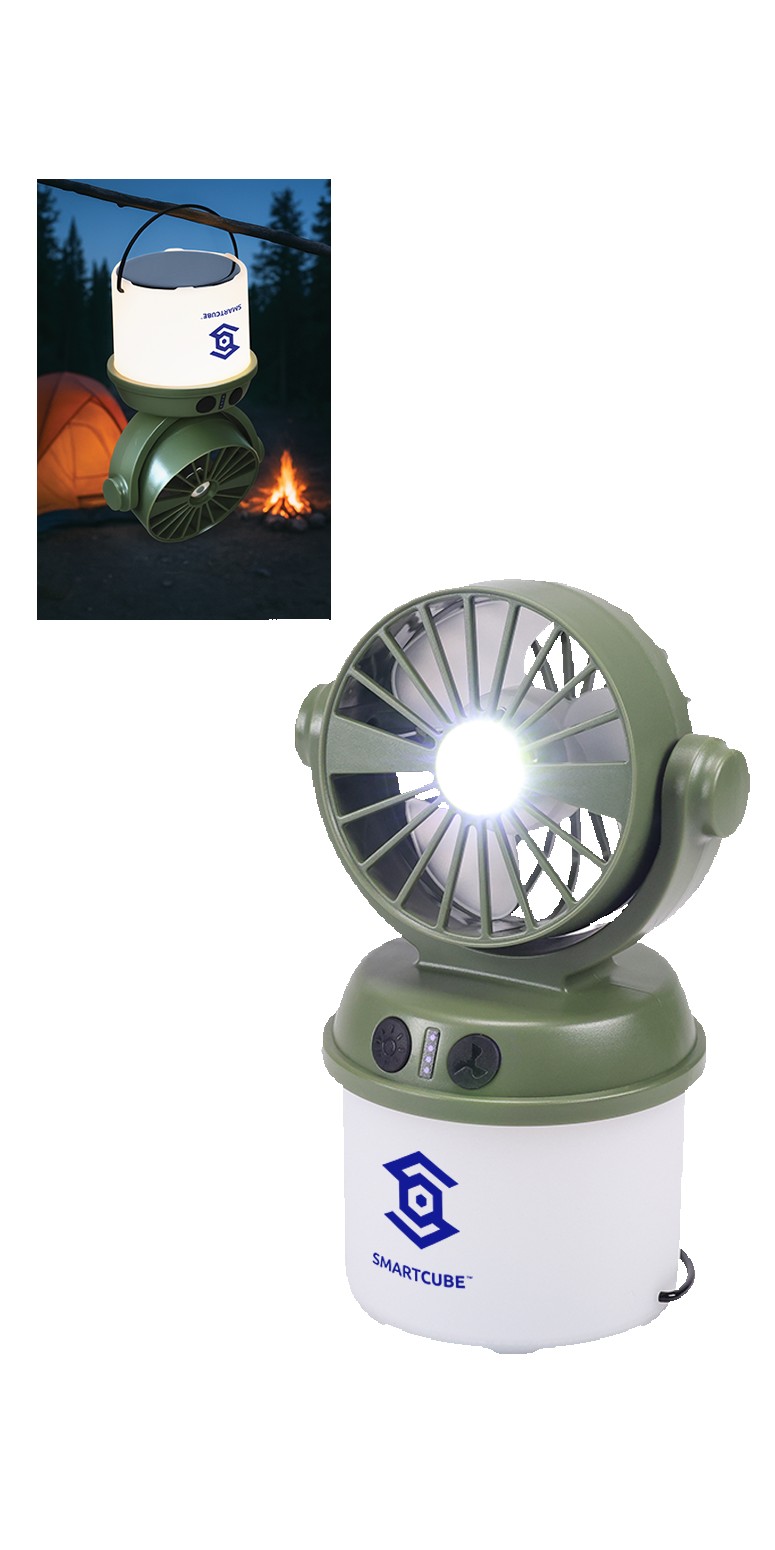 Rechargeable 3W COB Lantern with Fan 1 Rechargeable 3W COB Lantern with Fan 1