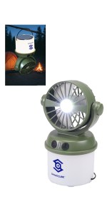 Rechargeable 3W COB Lantern with Fan 1 Rechargeable 3W COB Lantern with Fan 1