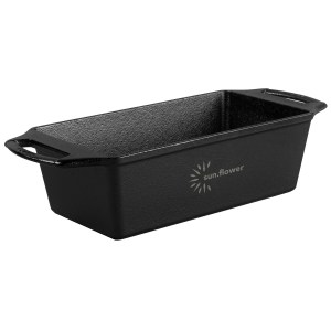 Lodge 8.5 x 4.5" Seasoned Cast Iron Loaf Pan 1 Lodge 8.5 x 4.5" Seasoned Cast Iron Loaf Pan 1