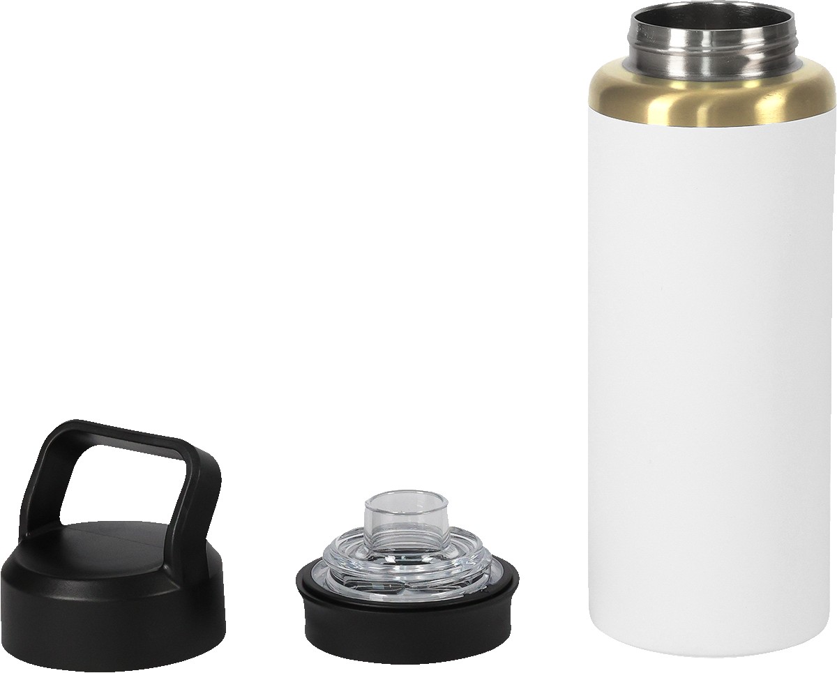 28oz Urban Peak Dual Top Gold Water Bottle 1
