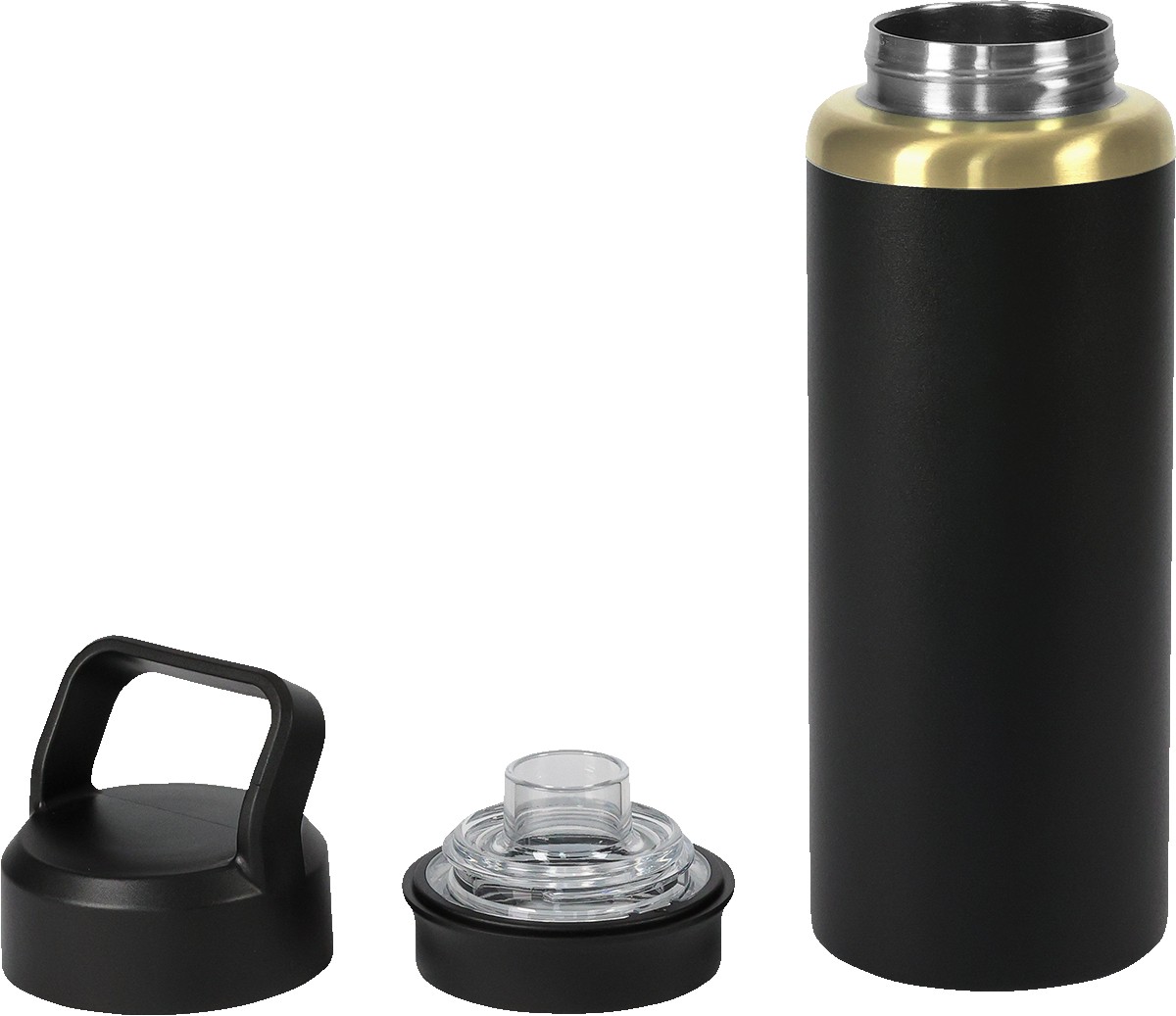 28oz Urban Peak Dual Top Gold Water Bottle 1