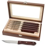 Manchurian Ash 6-Piece Steak Knife Set 1 Manchurian Ash 6-Piece Steak Knife Set 1