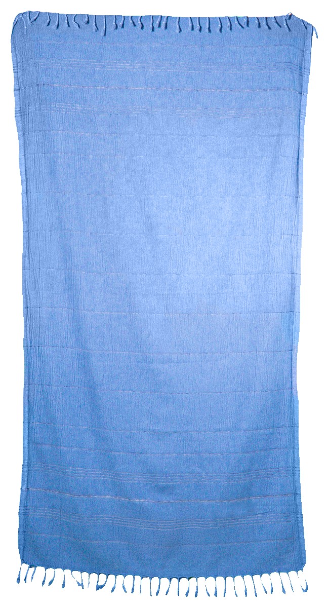 Stone Washed Demin Peshtemal Towel 1