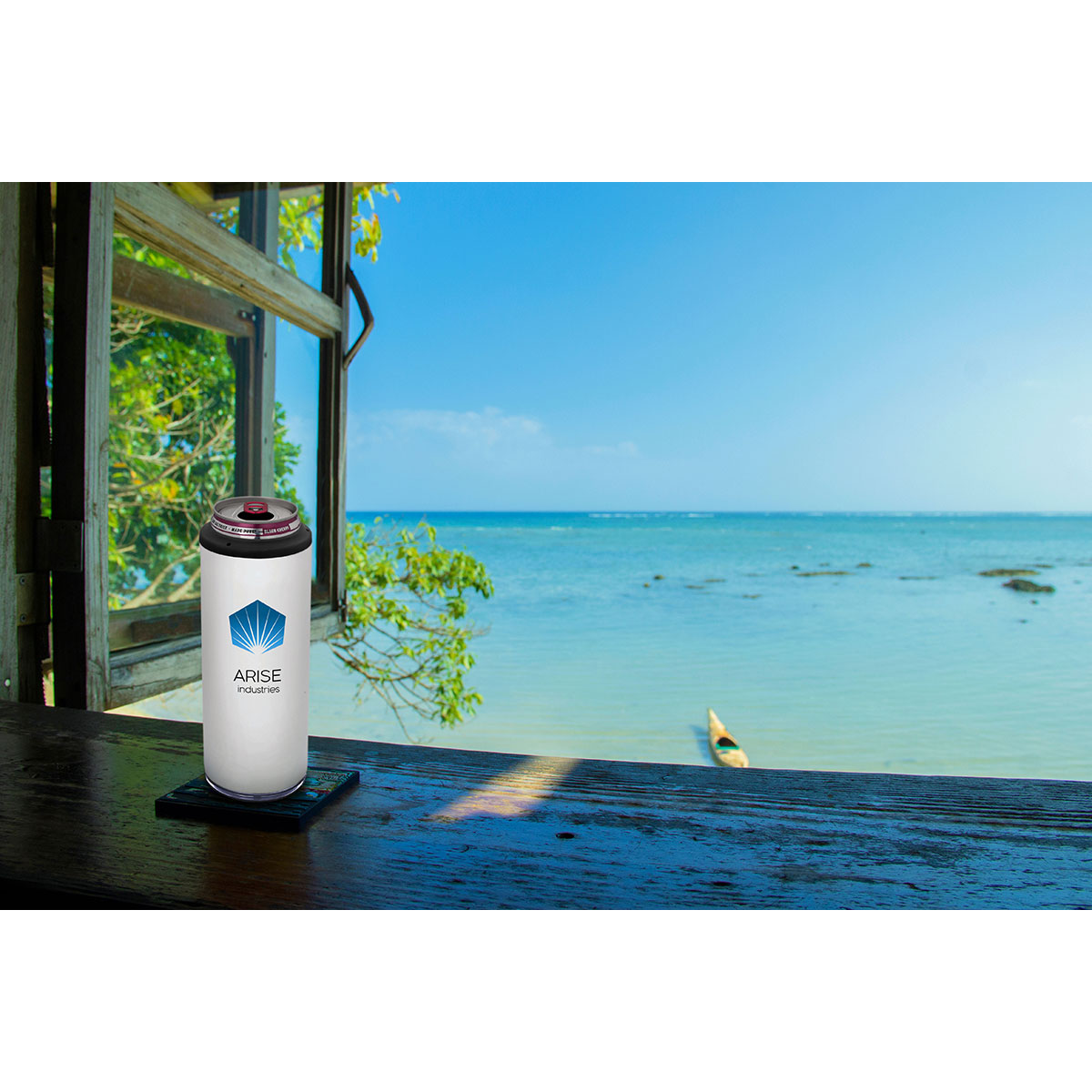 12 oz Urban Peak 2-in-1 Slim Vacuum Can Tumbler 1