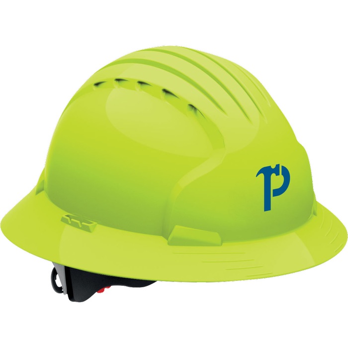 Evolution 6161 Full Brim Hi-Vis Hard Hat 1