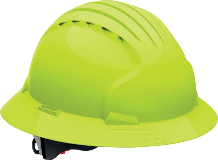 Evolution 6161 Full Brim Hi-Vis Hard Hat 1