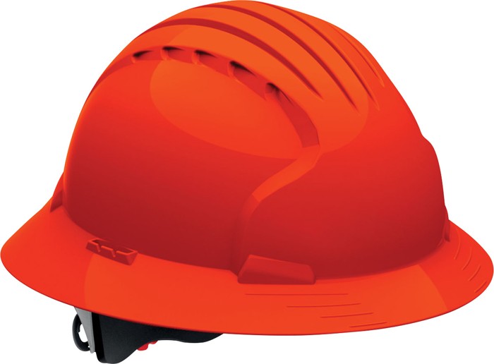 Evolution 6161 Full Brim Hi-Vis Hard Hat 1