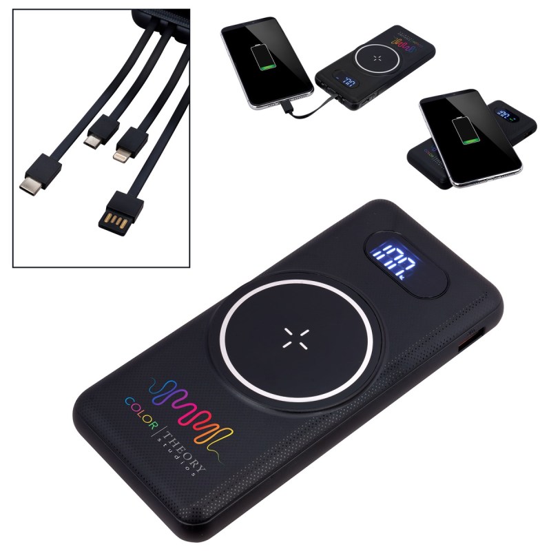 Magnetic Wireless Charger & Power Bank 10,000mAh 1 Magnetic Wireless Charger & Power Bank 10,000mAh 1