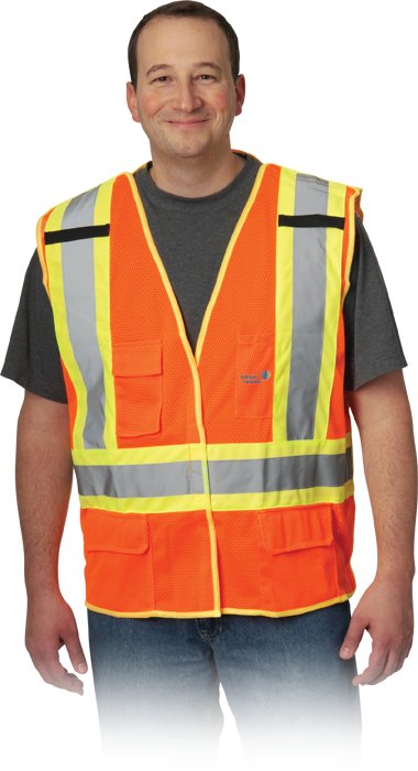X-Back Breakaway Two-Tone Mesh Vest 1