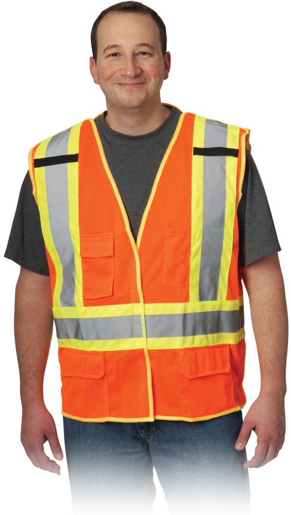 X-Back Breakaway Two-Tone Mesh Vest 1