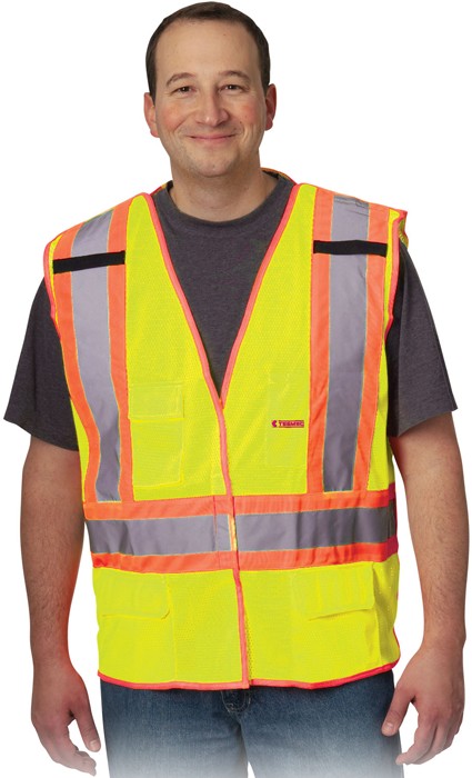 X-Back Breakaway Two-Tone Mesh Vest 1