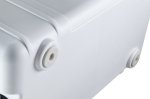 Pelican 70QT Cooler White - White/Black/Gray Bottom View Pelican 70QT Cooler White - White/Black/Gray Bottom View