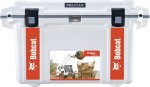 Pelican 70QT Cooler White - White/Black/Gray Front View Pelican 70QT Cooler White - White/Black/Gray Front View