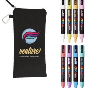 POSCA 8 Piece Soft Marker Set with Bag - Medium 1 POSCA 8 Piece Soft Marker Set with Bag - Medium 1
