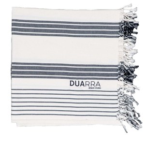 Ivory Shore Multi Stripe Peshtemal Towel 1 Ivory Shore Multi Stripe Peshtemal Towel 1