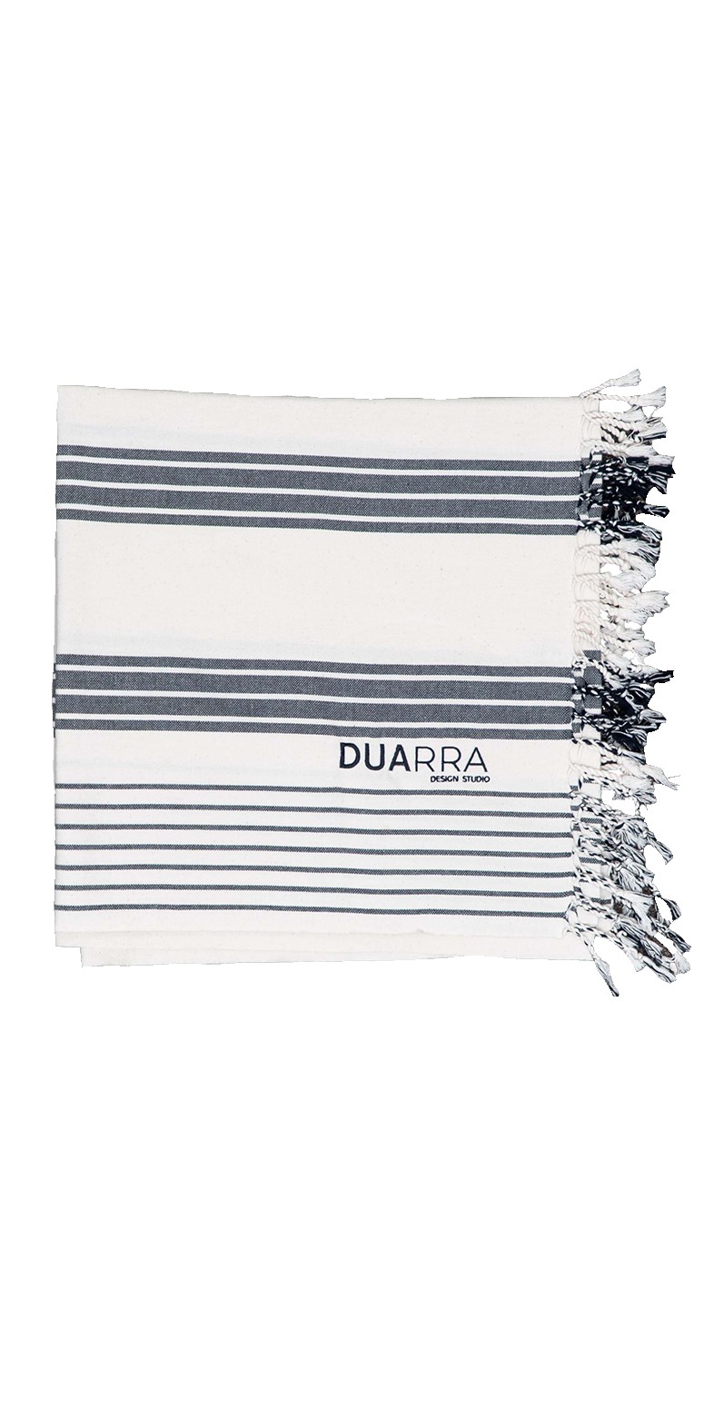 Ivory Shore Multi Stripe Peshtemal Towel 1 Ivory Shore Multi Stripe Peshtemal Towel 1