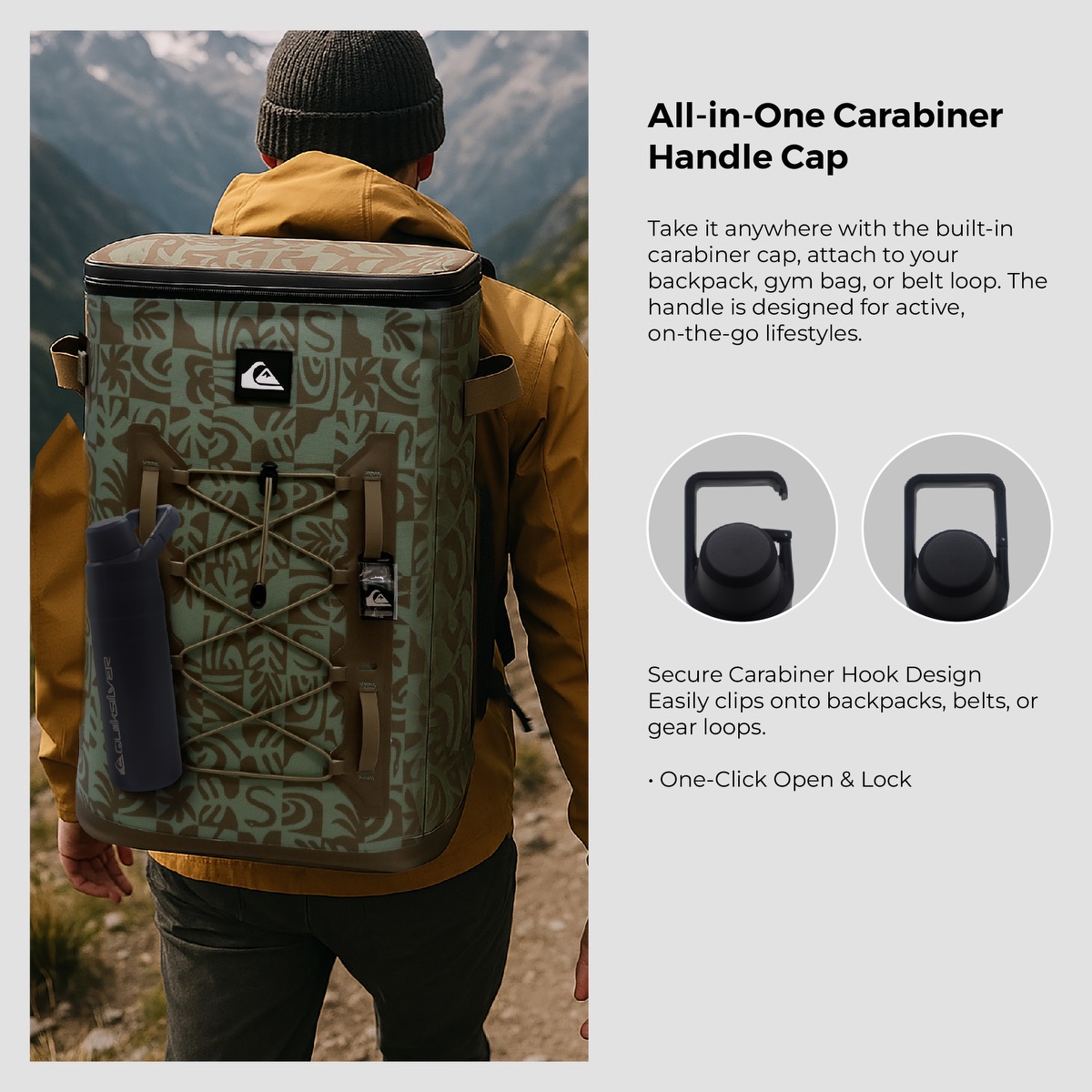 Quiksilver Catalina 24 oz Stainless Steel Tumbler 1
