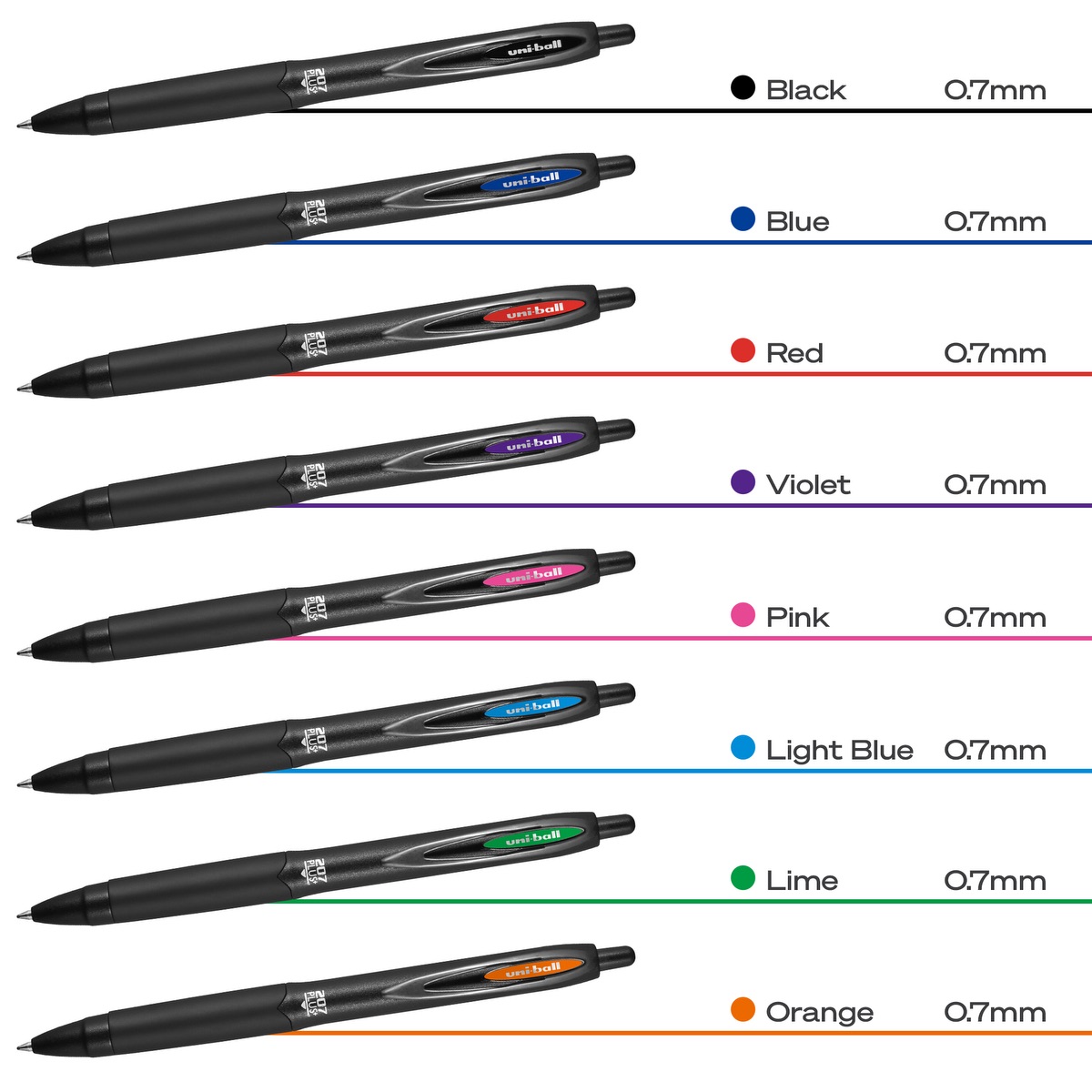 uni-ball 207 PLUS+ Gel Pen 1