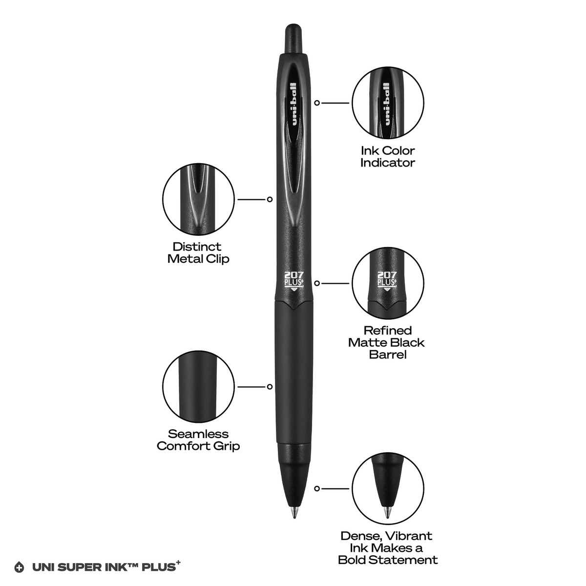 uni-ball 207 PLUS+ Gel Pen 1