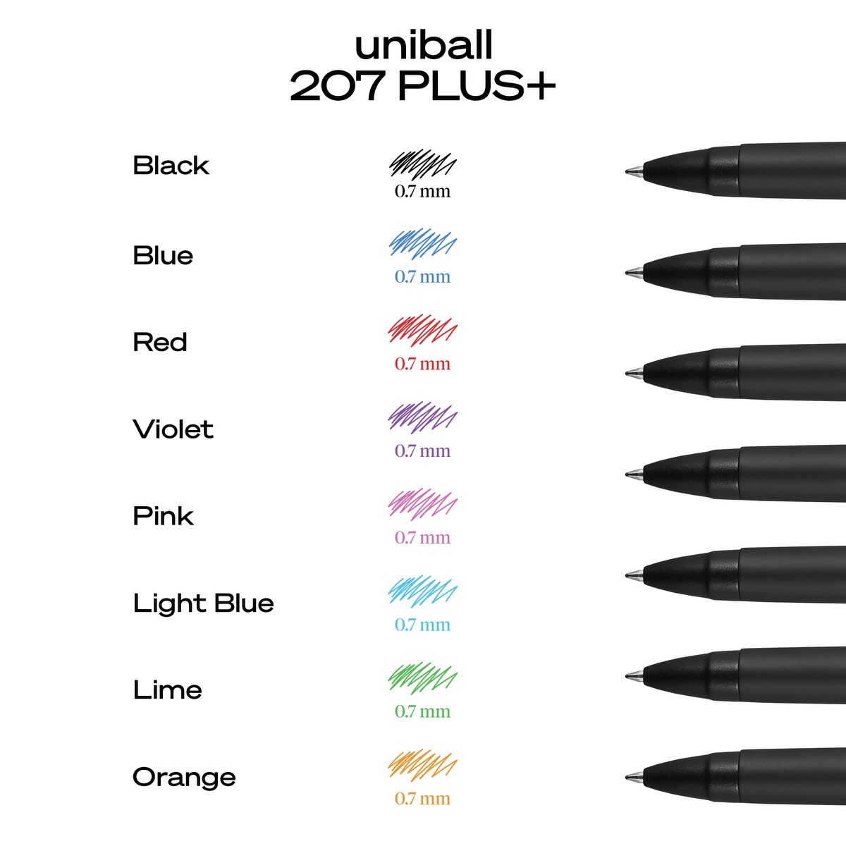uni-ball 207 PLUS+ Gel Pen 1