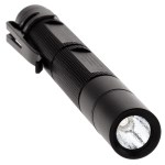 Nightstick Mini-TAC UV Flashlight - Black Front View Nightstick Mini-TAC UV Flashlight - Black Front View