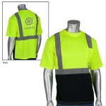 Class 2 Short Sleeve 50+ UPF T-Shirt - Yellow/Black/Silver Logo Various View Class 2 Short Sleeve 50+ UPF T-Shirt - Yellow/Black/Silver Logo Various View