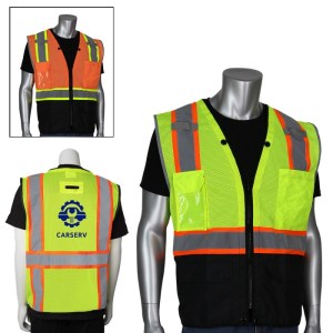 Two-Tone 11 Pocket Tech-Ready Mesh Surveyors Vest 1 Two-Tone 11 Pocket Tech-Ready Mesh Surveyors Vest 1