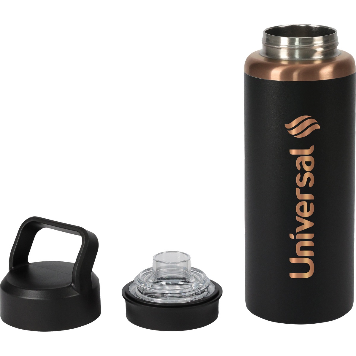 28oz Urban Peak Dual Top Copper Water Bottle 1