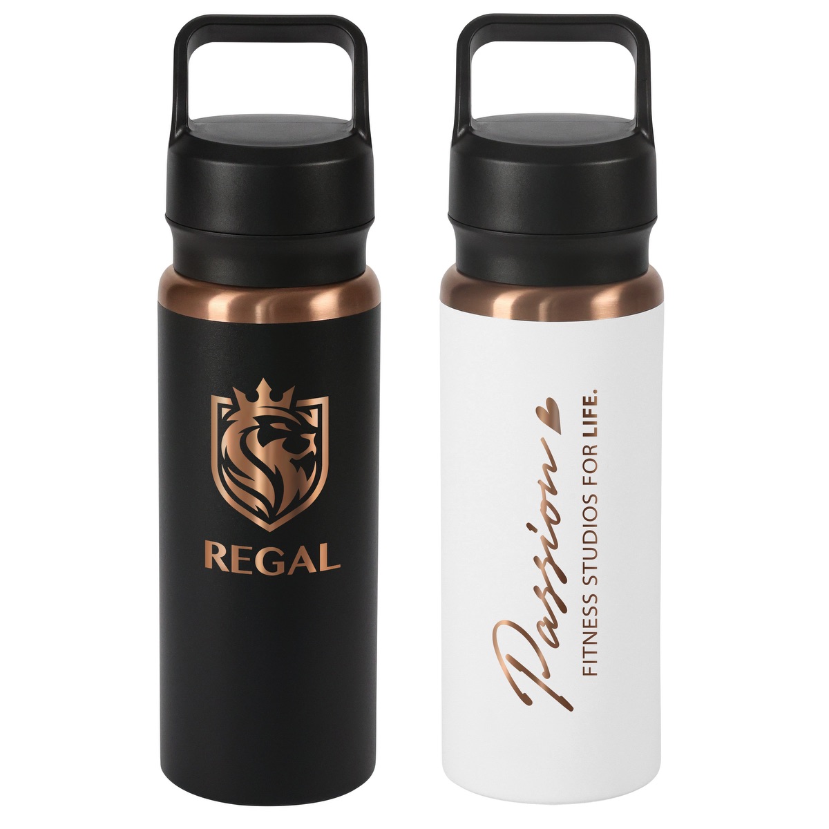 28oz Urban Peak Dual Top Copper Water Bottle 1
