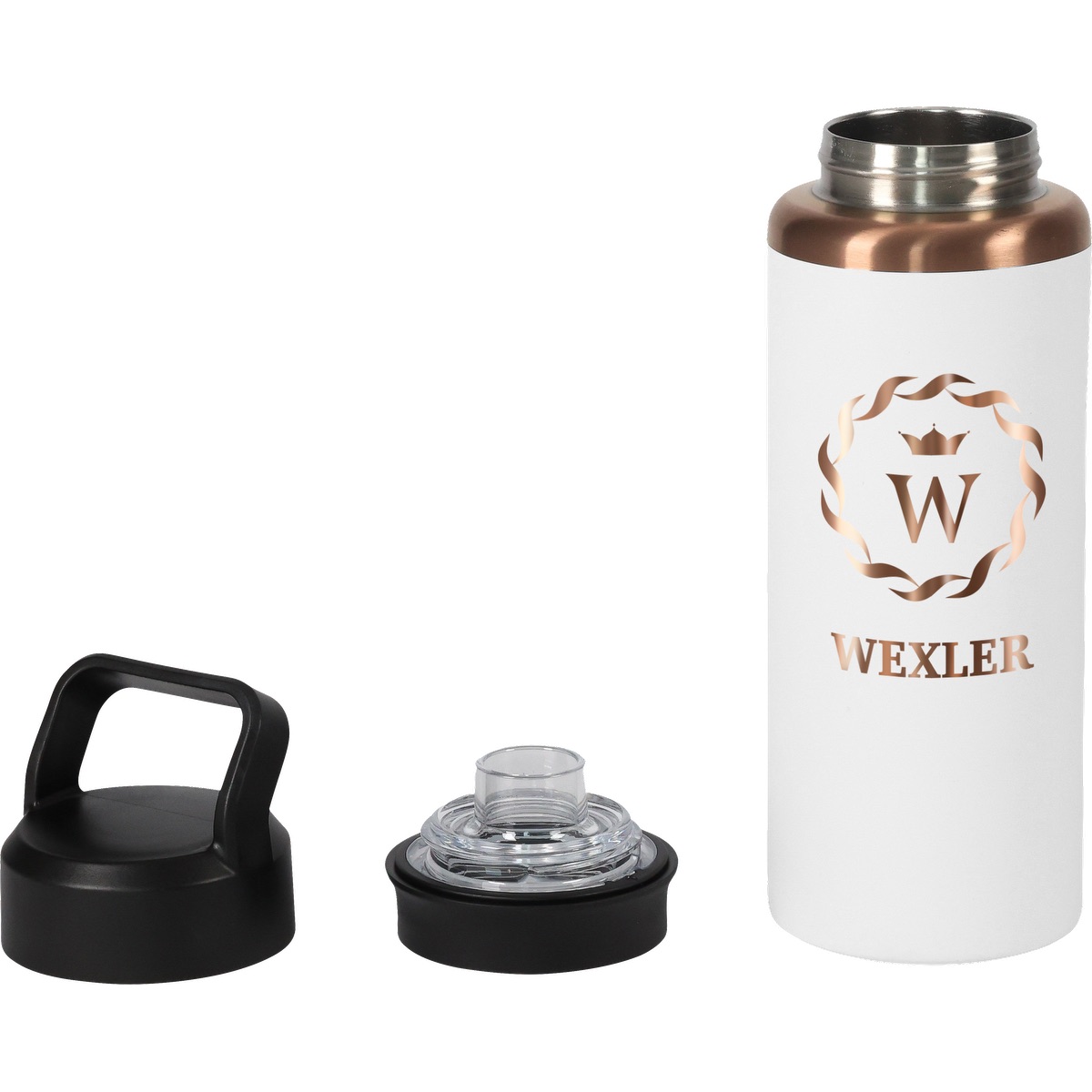 28oz Urban Peak Dual Top Copper Water Bottle 1
