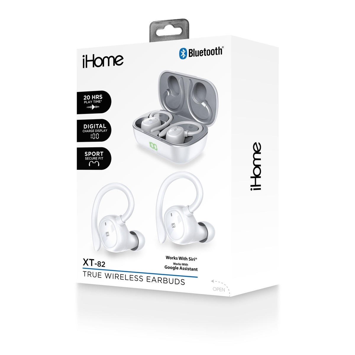iHome XT-82 True Wireless Earbuds & Charger Case 1
