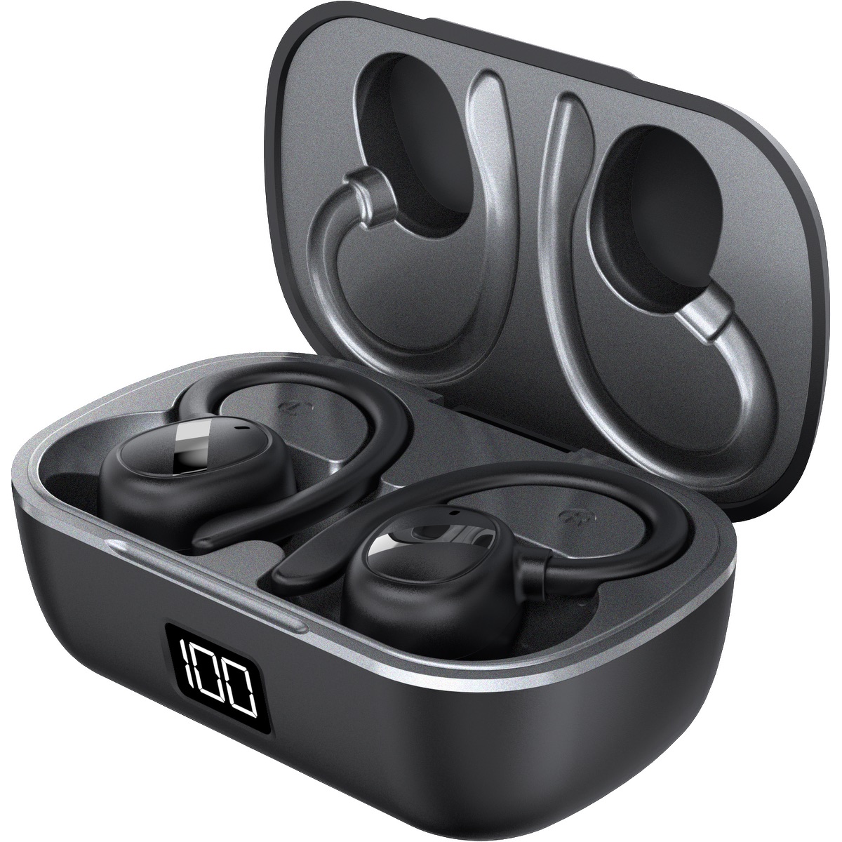 iHome XT-82 True Wireless Earbuds & Charger Case 1