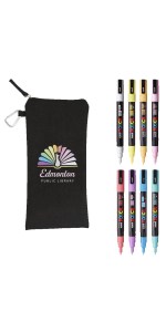 POSCA 8 Piece Soft Marker Set with Bag - Fine 1 POSCA 8 Piece Soft Marker Set with Bag - Fine 1
