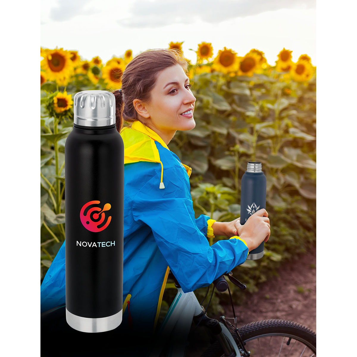 EarthTrendz 17 oz MOD Trail Vacuum Water Bottle 1