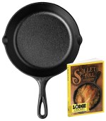 Lodge 8" Cast Iron/Skillet Full Cookbook Gift Set 4 Lodge 8" Cast Iron/Skillet Full Cookbook Gift Set 4