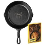 Lodge 8" Cast Iron/Skillet Full Cookbook Gift Set 3 Lodge 8" Cast Iron/Skillet Full Cookbook Gift Set 3