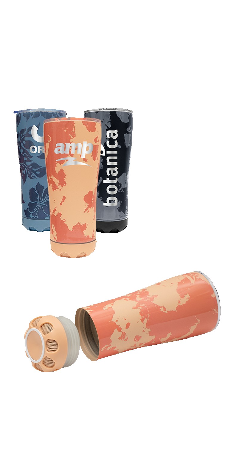 Quiksilver Zuma 16 oz Tumbler/Speaker Combo 1