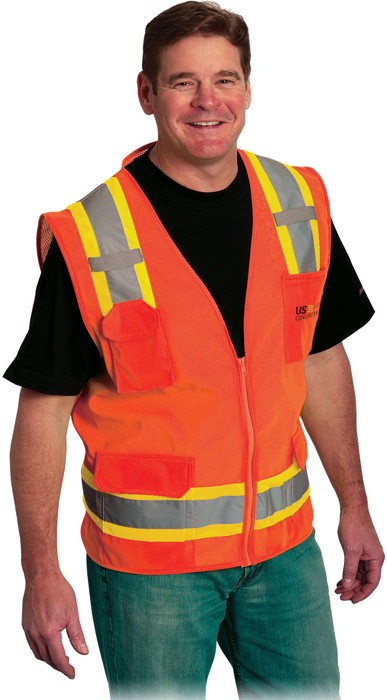 Two Tone 6 Pocket Surveyors Vest 1