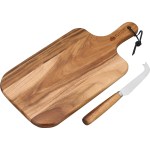 Niagara Cutlery Acacia Cheese Board Set 6 Niagara Cutlery Acacia Cheese Board Set 6