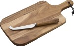Niagara Cutlery Acacia Cheese Board Set 7 Niagara Cutlery Acacia Cheese Board Set 7