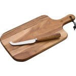 Niagara Cutlery Acacia Cheese Board Set 1 Niagara Cutlery Acacia Cheese Board Set 1