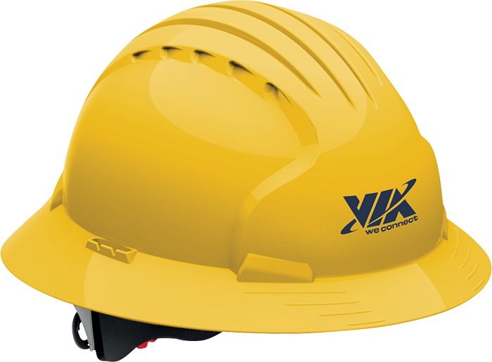 Evolution 6161 Full Brim Vented Hard Hat 1