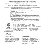 Nightstick Intrinsically Safe Dual-Light Headlamp - Warning Labels Nightstick Intrinsically Safe Dual-Light Headlamp - Warning Labels
