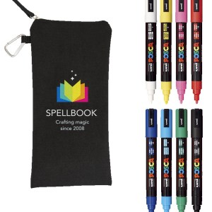 POSCA 8 Piece Basic Marker Set with Bag - Medium 1 POSCA 8 Piece Basic Marker Set with Bag - Medium 1